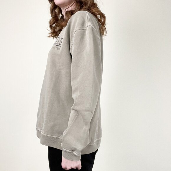 Vintage Faded Logo Sweatshirt Oversized Slouchy Athletic Streetwear Athleisure - Picture 2 of 6